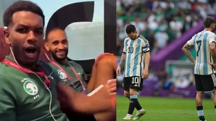 ميسي وينه.. ما ندري".. مزاح بين لاعبي السعودية بعد الفوز التاريخي على الأرجنتين"