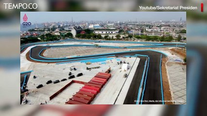 Trek Rampung 100 Persen, Jokowi dan Anies Kunjungi Sirkuit Formula E