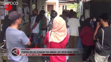 Tiga Armada Laut untuk Mudik Gratis dari Pemprov Maluku