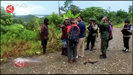 Mobil Satgas Damai Cartenz Ditembaki KKB di Nduga