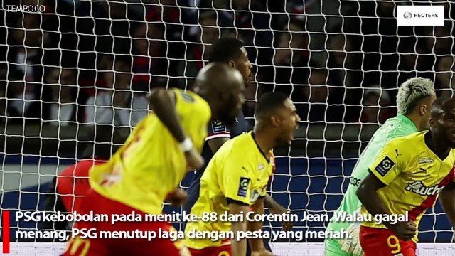 Imbang 1-1 Lawan Lens, Messi Pastikan PSG Juarai Ligue 1 Prancis