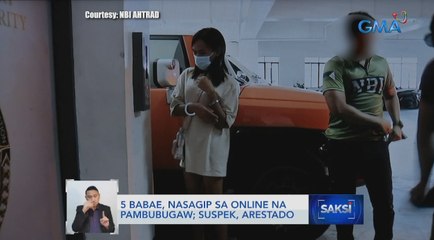 5 babae, nasagip sa online na pambubugaw; suspek, arestado | Saksi