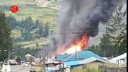 KKB Tebar Teror dan Bakar Rumah Warga di Kabupaten Puncak
