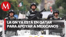 México envía a 14 integrantes de la Guardia Nacional a Qatar por Mundial