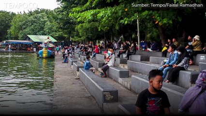 Ngabuburit di Danau Sunter, Bisa Naik Wahana Air