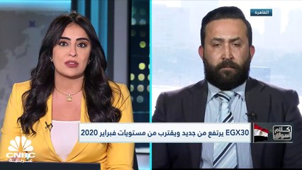 EGX30 يعود للمنطقة الخضراء ويقترب من مستويات فبراير 2020