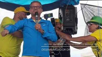 Sebastião Coelho pede prisão de Moraes durante manifestação em Brasília