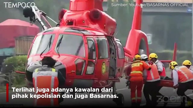 Helikopter Mendarat di Tol, Simulasi Keadaan Darurat saat Mudik