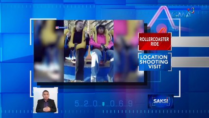 Pagiging chill at steady ni EB Dabarkads Maine Mendoza sa rollercoaster ride, pinusuan ng mga netizen | Saksi