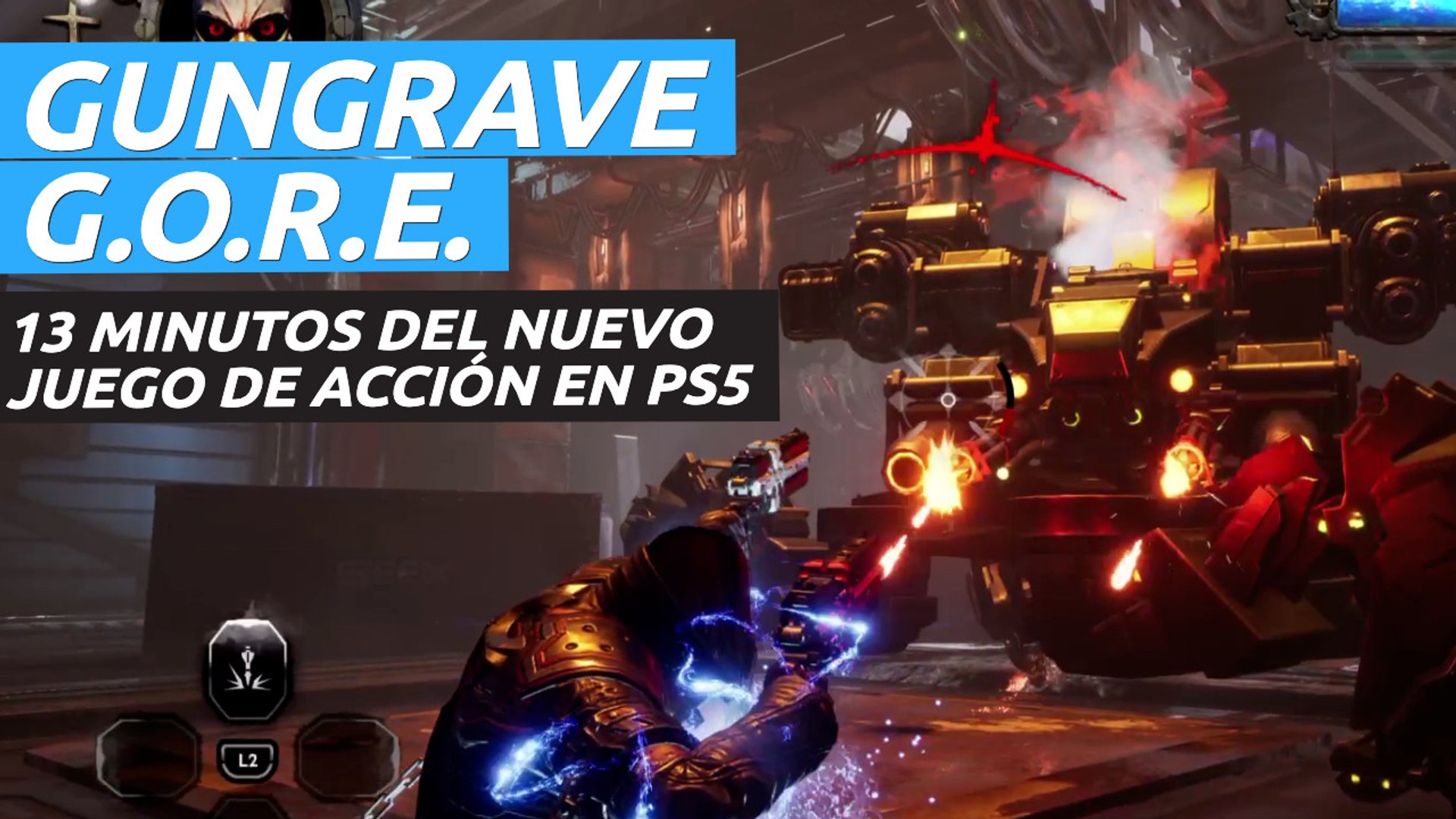 Gungrave G.O.R.E. - gameplay en PS5