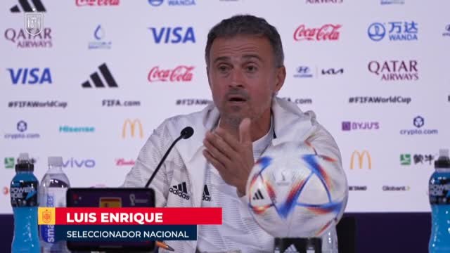 Luis Enrique: Estoy encantando de debutar como seleccionador en un Mundial y con ganas de dar una alegría