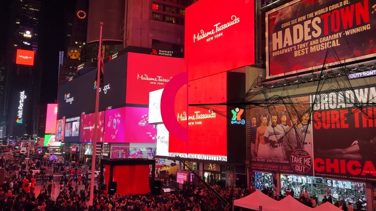 Paisagens de Portugal e Cristiano Ronaldo tomam conta de Times Square em Nova Iorque