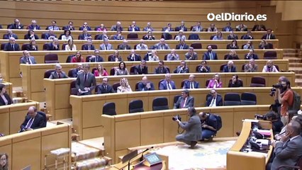 Feijóo se queja de que no acudan al Senado los parlamentarios de Unidas Podemos, una formación que carece de senadores