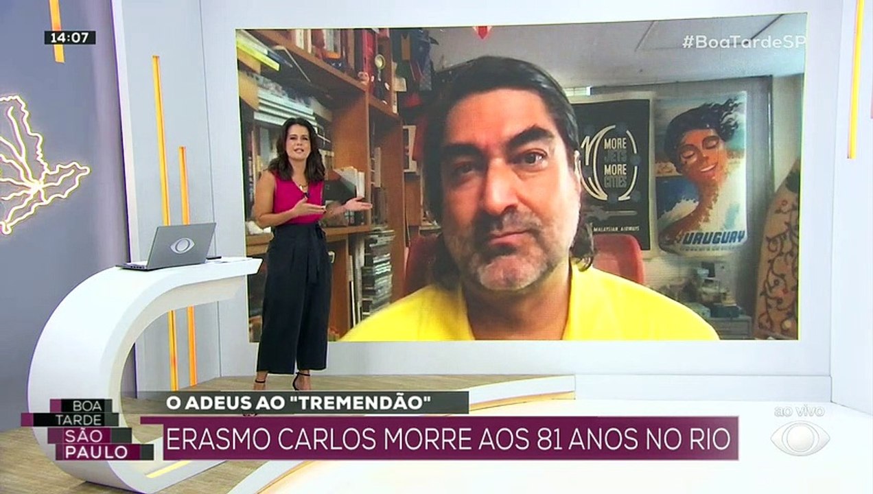 Zeca Camargo fala sobre a perda de Erasmo Carlos 22/11/2022 15:30:16
