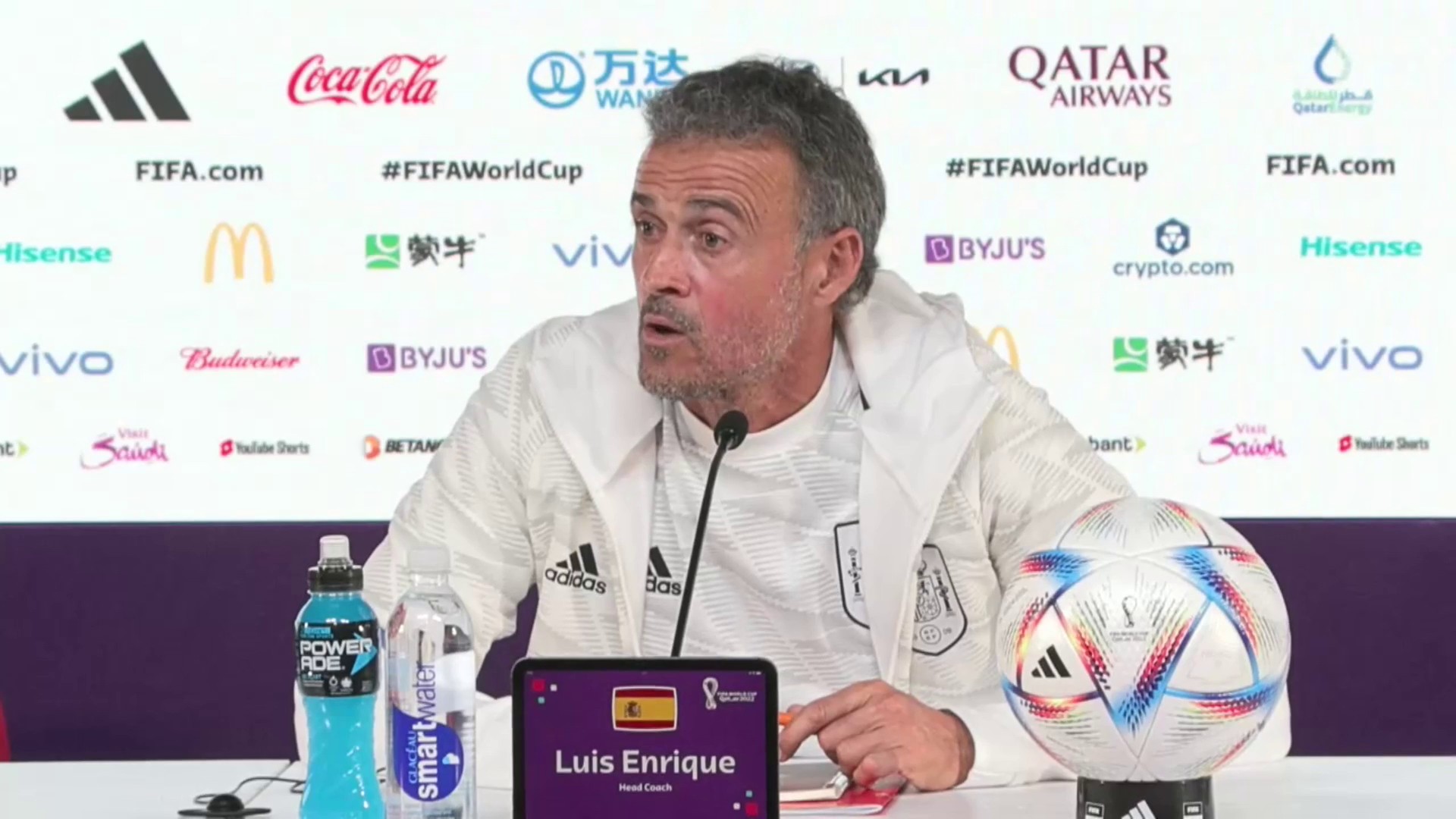Luis Enrique: "Claro que soy el líder"