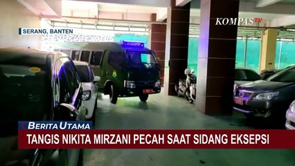 Artis Nikita Mirzani Nangis saat Baca Nota Keberatan di Depan Majelis Hakim!