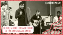 O dia em que Erasmo Carlos fugiu de fãs em gincana em BH