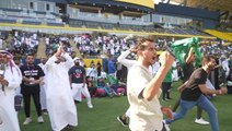 Saudi Arabia fans celebrate stunning shock win against Argentina at World Cup