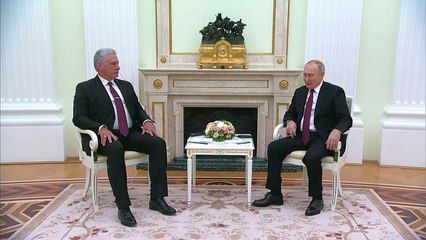 Putin y el presidente de Cuba muestran su unidad frente a EEUU