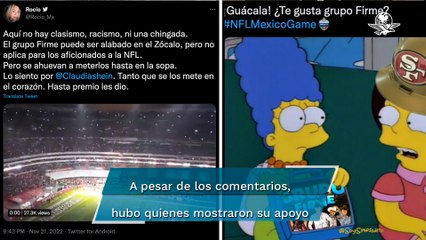 Abuchean a Grupo Firme en show de medio tiempo de la NFL