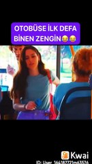 Otobüs ilk defa binen zengin genç