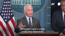 Fauci makes final appearance at White House briefing