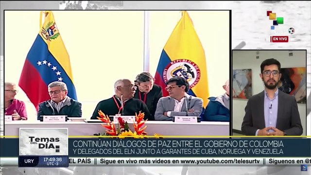 Delegados del Gobierno y el ELN continúan diálogos para la obtención de la paz total en Colombia