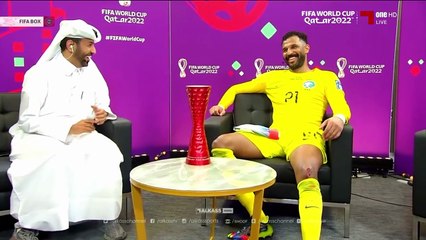 Saudi Arabia Goal Keeper Mohammed Al-Owais Interview After 2-1 Win vs Argentina - لقاء محمد العويس بعد أفضل مباراة قدمها في تاريخه ضد الأرجنتين