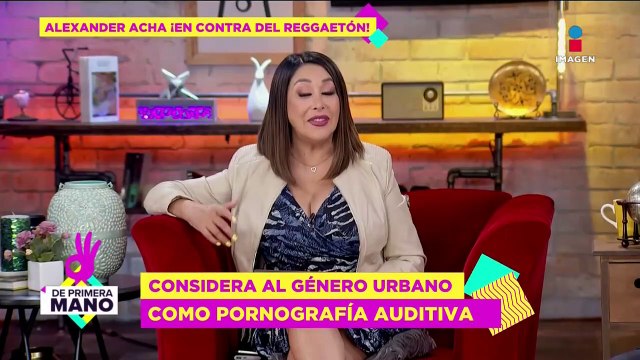 Alexander Acha arremete contra las letras del reggaeton
