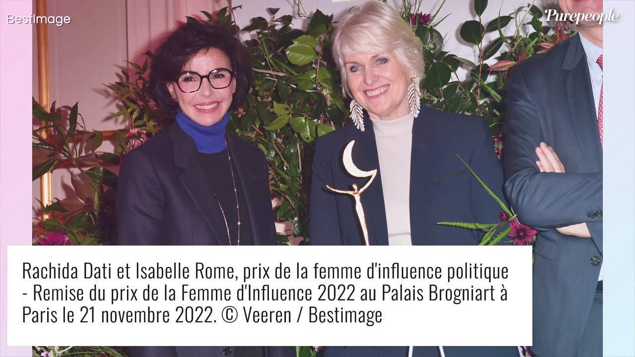 Marie-Sophie Lacarrau surprend avec une robe ultra flashy et color?�e face ?� Rachida Dati