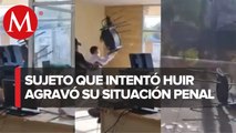 Llevarán a cabo audiencia en contra del interno que se fugó de la sala de los juzgados penales