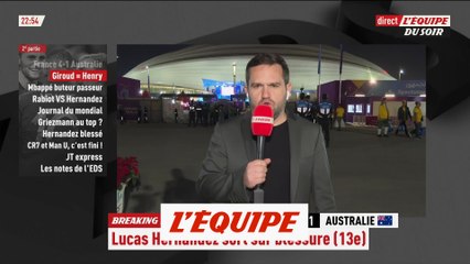 «Assez grave» pour Lucas Hernandez - Foot - CM 2022 - Bleus