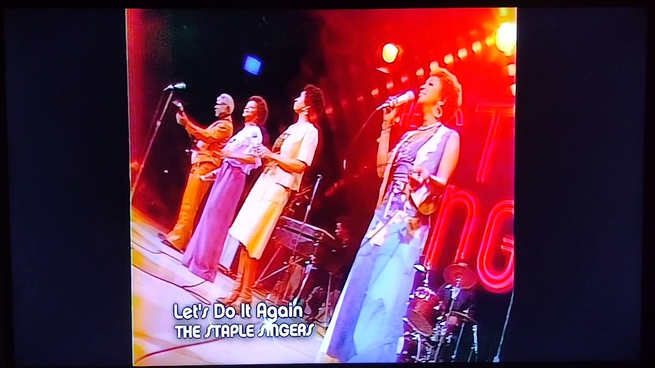 Staple Singers Let's Do It Again 1976 Live video Dailymotion