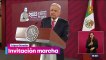 López Obrador reitera invitación a la marcha del 27 de noviembre