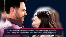 Bold and Beautiful Spoilers_ Bill Faces Carter's Unexpected Wrath- Can't Stand T