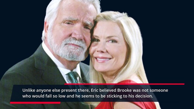 Bold & Beautiful Spoilers_ Eric and Ridge's Brooke Talk- Will Eric Make Ridge Re
