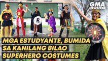 Mga estudyante, bumida sa kanilang bilao superhero costumes | GMA News Feed
