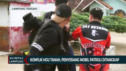 Konflik HGU Tanah,Penyerang Mobil Patroli Polisi Ditangkap