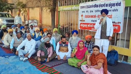 रोडवेज के संयुक्त मोर्चा का रात-दिन का दो दिवसीय धरना,कल एक दिन की हड़ताल