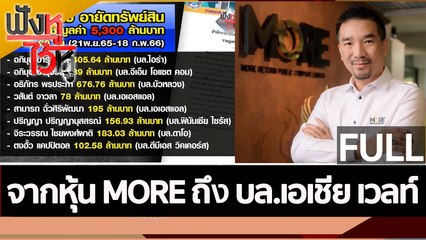 (คลิปเต็ม) จากหุ้น MORE ถึง บล.เอเชีย เวลท์ | ฟังหูไว้หู (22 พ.ย. 65)