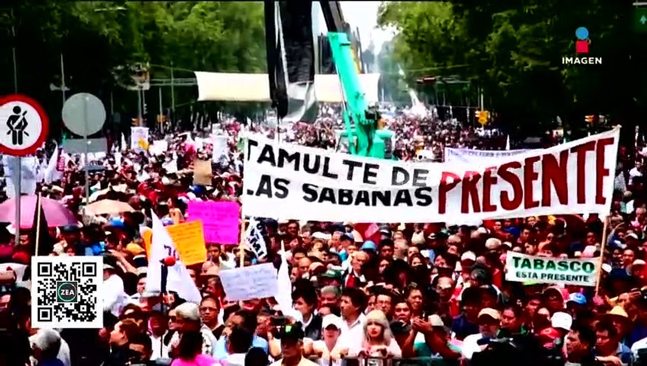 Marcha en defensa del INE "fue una caricatura": Adán Augusto