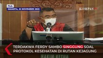 Ferdy Sambo Singgung Penerapan Prokes di Rutan Kejagung Gara Gara Ini..