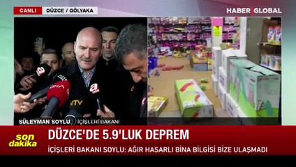 Bakan Soylu: Az ve orta hasarlı binalarda durulmamalı