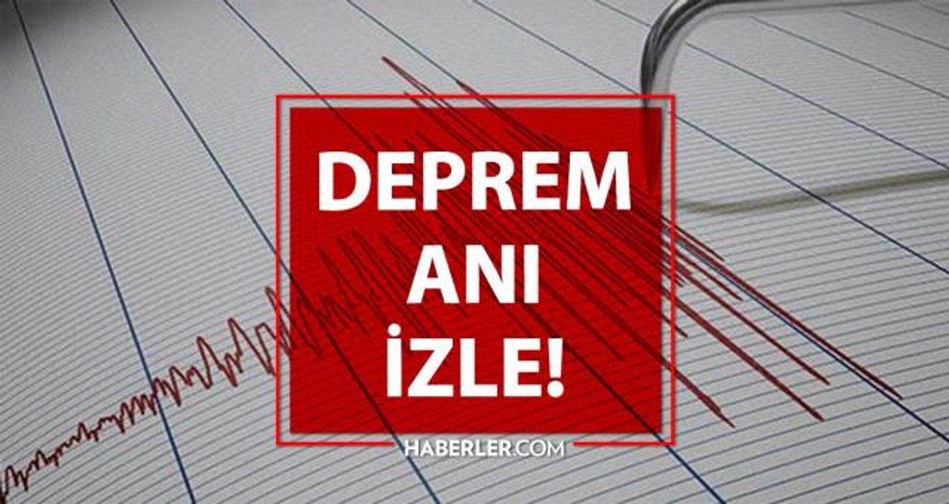 Deprem anı İZLE! Düzce-İstanbul deprem anı KAMERA görüntüleri!