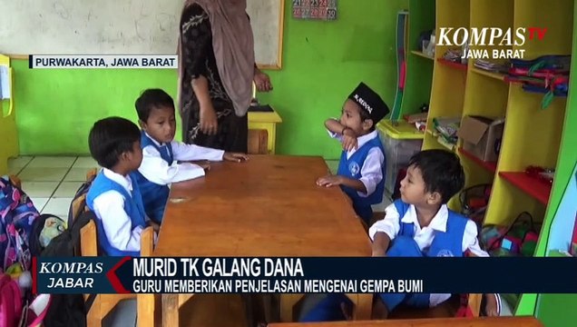 Murid TK Dan Orang Tua, Galang Dana Korban Gempa Cianjur