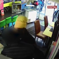 Lalaking armado, tiklop sa matapang na shop owner | GMA News Feed