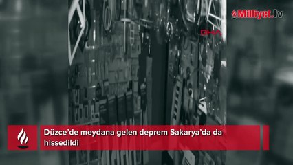 Düzce'de meydana gelen deprem Sakarya'da da hissedildi