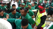 شاهد: سعوديون يحتفلون بفوز منتخب 