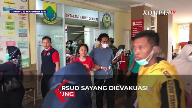 UPDATE! Gempa Susulan Kembali Dirasakan Pasien RSUD Sayang Cianjur