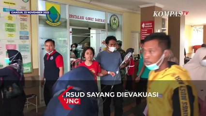UPDATE! Gempa Susulan Kembali Dirasakan Pasien RSUD Sayang Cianjur